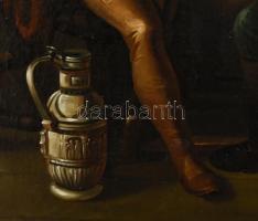 C. Haag, XIX. századi német festő: Sakkozók. Olaj, vászon. Jelezve balra lent. Minimális restaurálás...