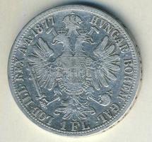 Ausztria 1877. 1Fl Ag T:3