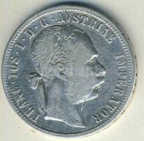 Ausztria 1877. 1Fl Ag T:3