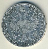 Ausztria 1885. 1Fl Ag T:3+