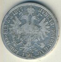Ausztria 1877. 1Fl Ag T:3
