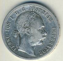 Ausztria 1877. 1Fl Ag T:3