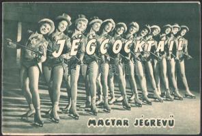 1957 Bp., Magyar Jégrevü - Jégcoctail ismertető prospektus, képekkel, 14p