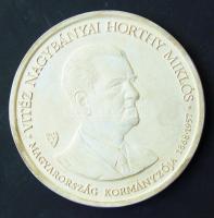 DN "Vitéz Nagybányai Horthy Miklós" gipszöntet/éremtervezet hátoldali szignóval és hónap/nap dátummal, Bozó hagyatékából!