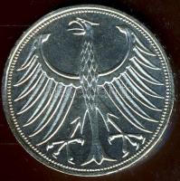 NSZK 1963J 5M Ag T:2