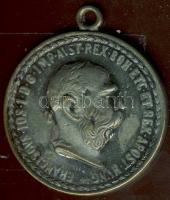 Ausztria DN kis füles zseton ezüstözött Br I.Ferenc József T:2