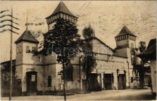 1917 Budapest XIV. Városliget, Angol Park, Alpesi falu (EK)