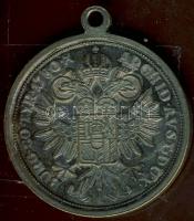 Ausztria DN kis füles zseton ezüstözött Br I.Ferenc József T:2