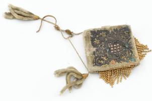 1901 Női hazai bál táncrend, akasztóval, hiányos, korának megfelelő állapotban