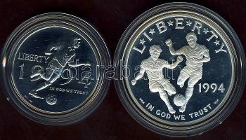 USA 1994. 1/2$, 1$ "Labdarúgó VB" szettben T:PP Díszdobozban!