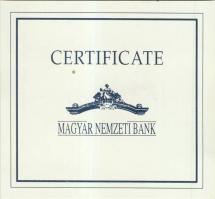 1992. 5000Ft Au 7,77g "Túzok" + 200Ft Ag "Fehér gólya" párban, díszdobozban, tan...