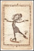 Vetlényi Zsolt (1967-): Csillagpor. Rézkarc, merített papír, jelzett, számozott: 55/100, 15,5×10 cm