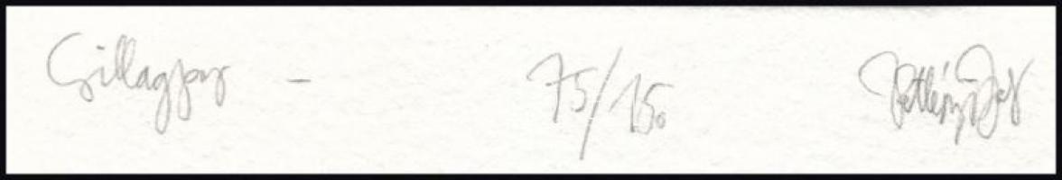 Vetlényi Zsolt (1967-): Csillagpor. Rézkarc, merített papír, jelzett, számozott: 75/100, 15,5×10 cm