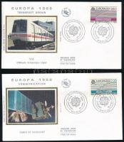 Franciaország 1988 2 db FDC-n