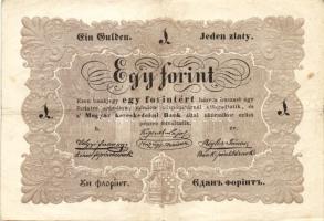 1848. 1Ft "Kossuth-bankó" T:II-/III+