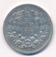 Bulgária 1892KB 5L Ag "I. Ferdinánd" Körmöcbánya T:2- ph.
Bulgaria 1892KB 5 Leva Ag &quot...