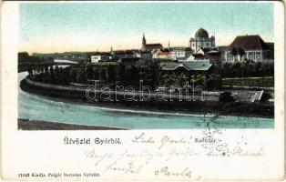 1903 Győr, zsinagóga. Polgár Bertalan 11042.