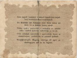 1848. 10Ft "Kossuth-bankó" T:III+