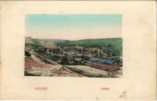 1912 Villány, vasútállomás. László Mór kiadása (fl)