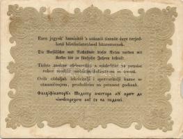 1848. 10Ft "Kossuth-bankó" T:III+