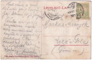 1909 Budapest II. Glatz István vendéglője a "Búrhatósági Halász csárdához" Budán. Margit u...