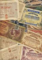 Vegyes tétel 1848-1946. Kossuth-bankók, korona, pengő 38db T:II,III,IV