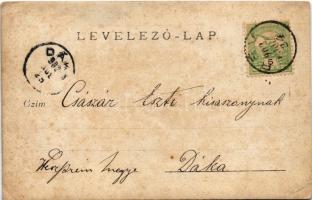 1902 Bél, Beliu (?); kastély, villa / castle, villa. photo (vágott / cut)