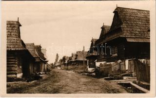 Hrustin, Hrustín; utca / street. Fot. Karol Plicka