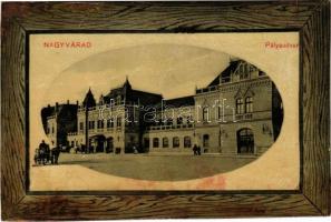 Nagyvárad, Oradea; pályaudvar, vasútállomás / railway station (r)
