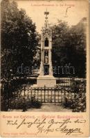 1903 Gyulafehérvár, Karlsburg, Alba Iulia; Losenau-Monument in der Festung / Losenau emlékmű a várban. Verlag Atelier Bach / monument (EK)