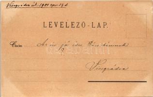 1901 Orsova, Vaskapu-szoros. Hutterer G. kiadása / Eisernes Tor / Portile de Fier / gorge, canal (EK...