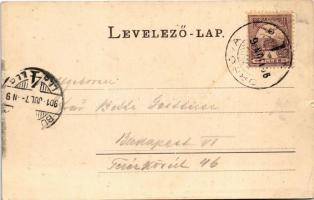 1901 Orsova, Vaskapu-szoros, Románia felé tekintve. Raichl Sándor junior kiadása / Eisernes Tor. Bli...