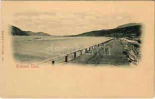 Orsova, Vaskapu-szoros / Eisernes Tor / Portile de Fier / gorge, canal (kopott sarkak / worn corners)