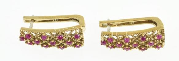 Ezüst(Ag) ékszerszett, nyaklánc függővel, fülbevalópár, karperec, gyűrű, jelzett, bruttó: 37,92 g