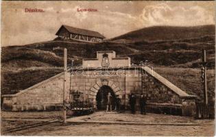 1917 Désakna, Ocna Dejului; Lajos tárna 1879, iparvasút, csille / mine entry, industrial railway (r)