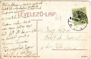 1910 Temesvár, Timisoara; Református templom. W.L. Bp. 2035. Gerő Manó kiadása / Calvinist church (E...