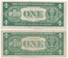 Amerikai Egyesült Államok 1949-1953. (1935D) 1$ "Silver Certificate", kék pecsét, "Ge...