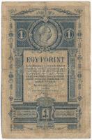 1882. 1Ft / 1G T:III-  Hungary 1882. 1 Forint / 1 Gulden C:VG Adamo G125