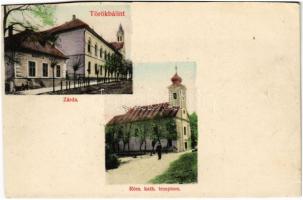 1912 Törökbálint, Római katolikus templom, zárda (vágott / cut)