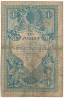 1888. 1Ft / 1G T:III-  Hungary 1888. 1 Forint / 1 Gulden C:VG Adamo G126
