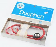 Duophon sztetoszkóp, gyári bontatlan csomagolásban.