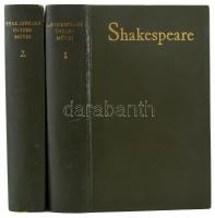 Shakespeare összes művei. I-II. kötet. Bp., 1964, Európa, 1585+2 p. + 1445+2 p. Kiadói aranyozott egészbőr-kötés, kissé sérült borítóval. Ritka!