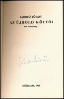 Kabdebó Lóránt: Az újhold költői. Hat tanulmány. Békéscsaba, 1988, Megyei Könyvtár. Megjelent 250 pé...