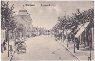 1911 Komárom, Komárnó; Baross utca / street (EK)