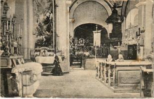 1917 Máriabesnyő (Gödöllő), templom, belső (EB)