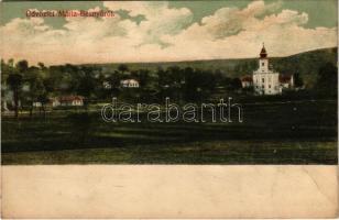 1907 Máriabesnyő (Gödöllő), látkép, templom. Reich Miksa kiadása (r)