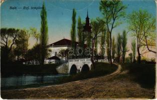 1921 Solt, Református templom, híd (EK)