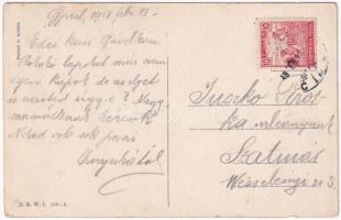 1918 Fashion lady. B.K.W.I 188-5. s: Mela Koehler