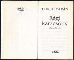 Fekete István: Régi karácsony. Új Ember Könyvek 1. Bp., 1995, Új Ember. Második kiadás. Kiadói papír...