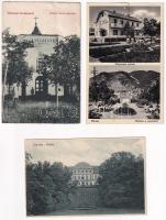 11 db RÉGI történelmi magyar város képeslap vegyes minőségben / 11 pre-1945 historical Hungarian town-view postcards from the Kingdom of Hungary in mixed quality